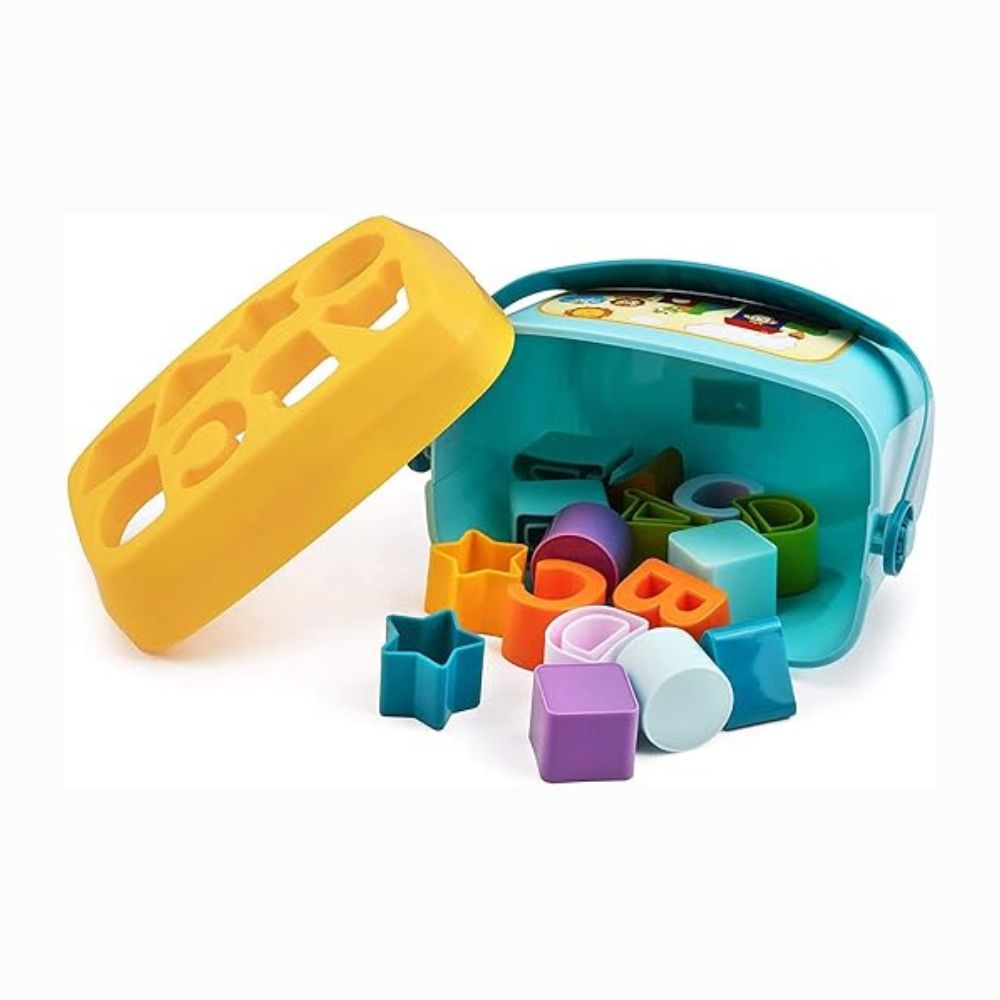 Shipra Play House 16 multicolour shapes & alphabets block for kids, toddlers, childrens